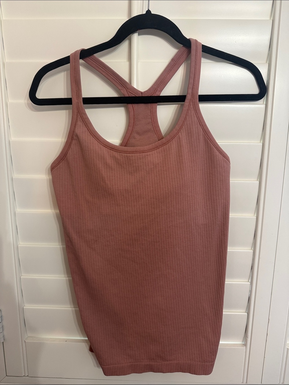 Lululemon Athletics Ebb to Street Ribbed Racerback Tank Top - Dusty Rose